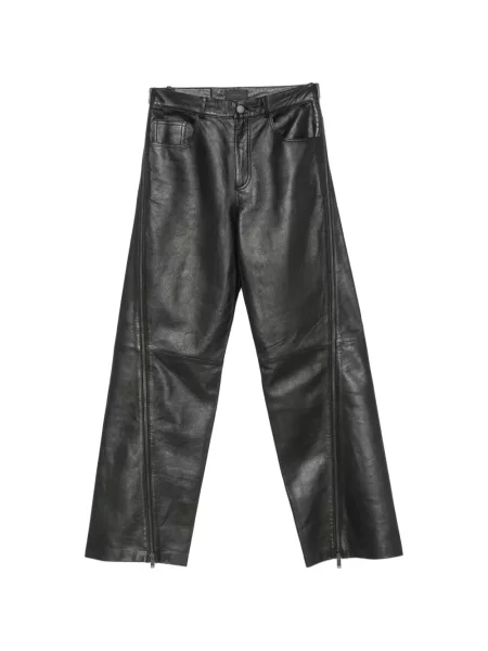 Cu centură pantaloni Haikure din piele negru