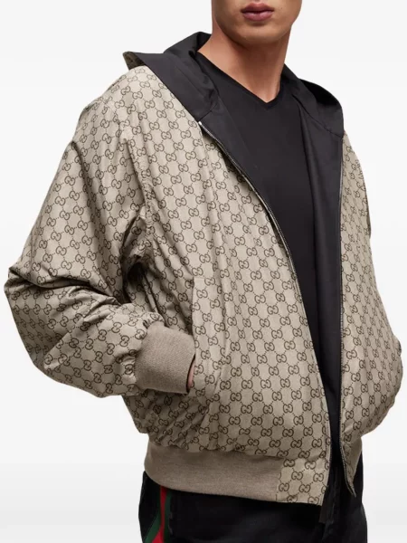 Reversibil hanorac cu glugă Gucci negru