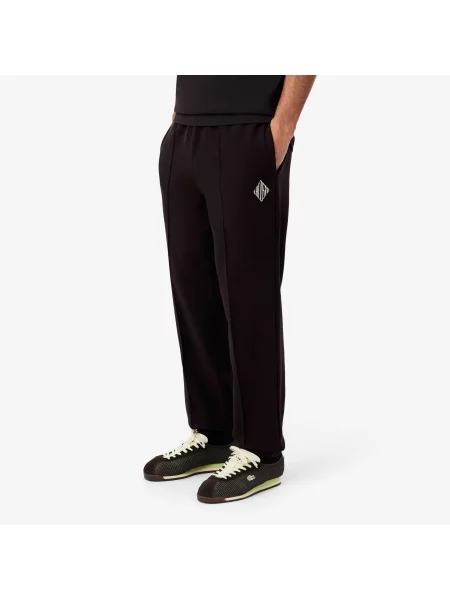 Lacoste Spodnie Dresowe Regular Fit brązowe