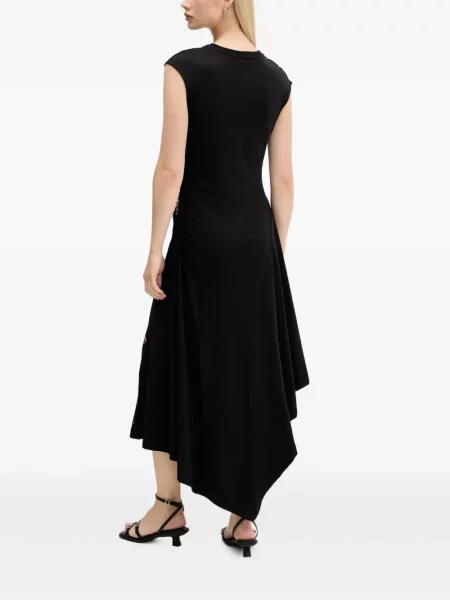 Rochie midi Desigual cu model floral negru