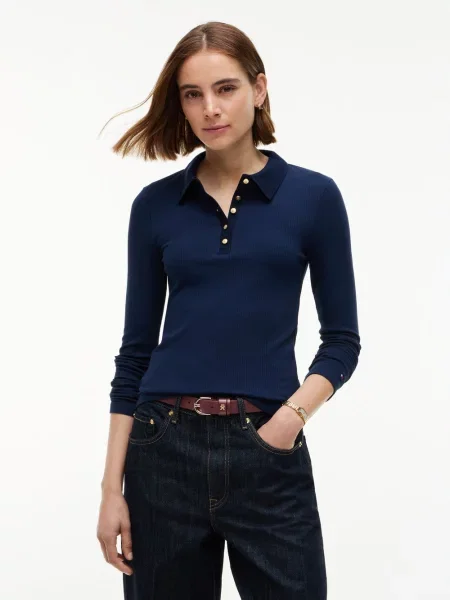 Tommy Hilfiger koszulka polo Kobiety S niebieski
