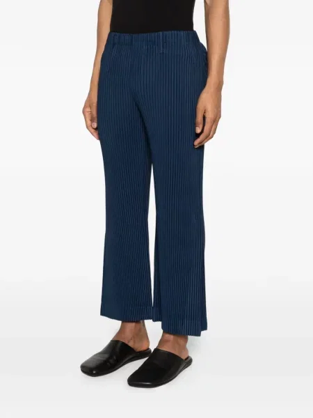 Plisované kalhoty Homme Plissé Issey Miyake modré