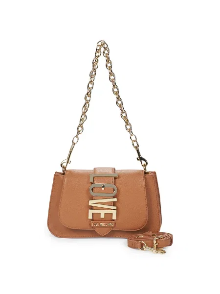 Pisemska torbica Love Moschino rjava