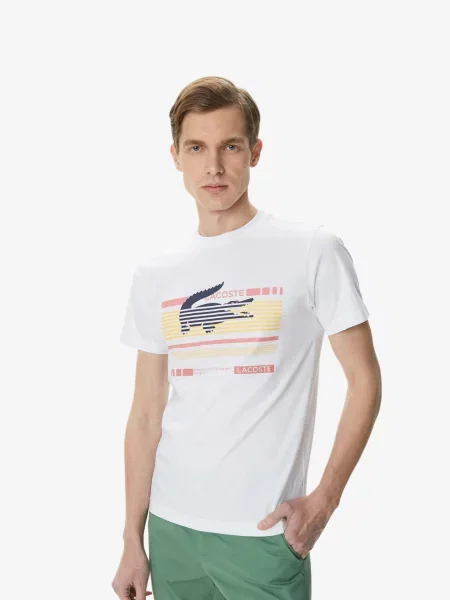 Футболка Lacoste біла
