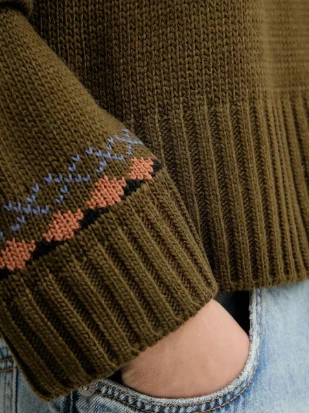 Светр The Ragged Priest теплий зелений