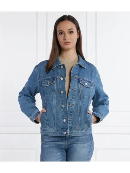 Tommy Jeans Farmer kabát kék