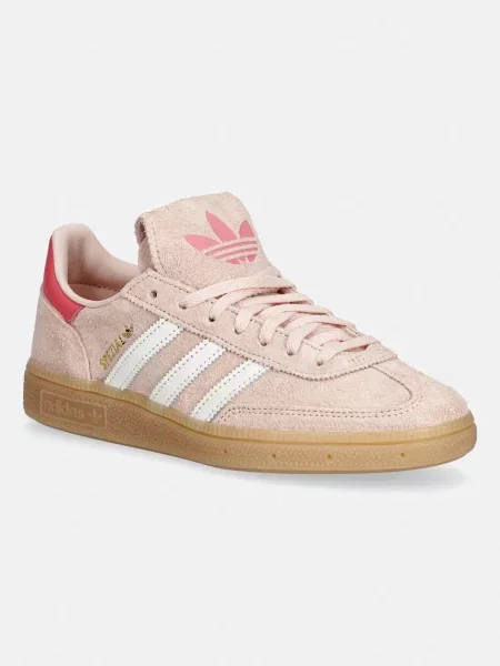Adidas Originals Handball Spezial sneakers pentru femei din piele întoarsă roz