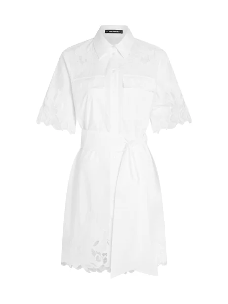 Karl Lagerfeld Košeľové šaty biela