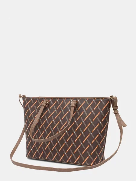 Кожаная сумка шоппер Armani Exchange