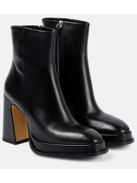 Cizme scurte Souliers Martinez din piele negru