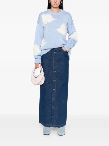 Fustă din denim Fiorucci albastru