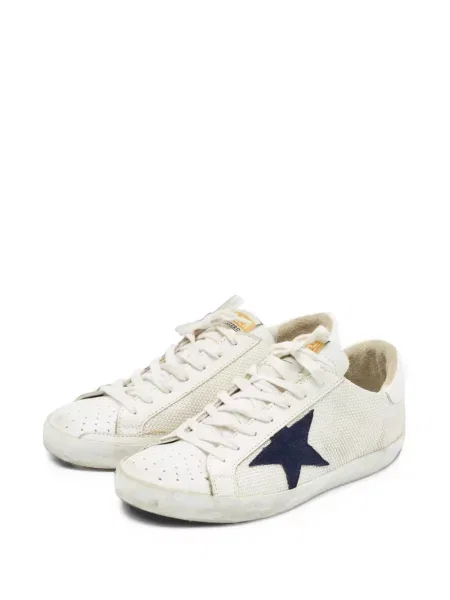 Sneakerși Golden Goose Superstar din piele alb