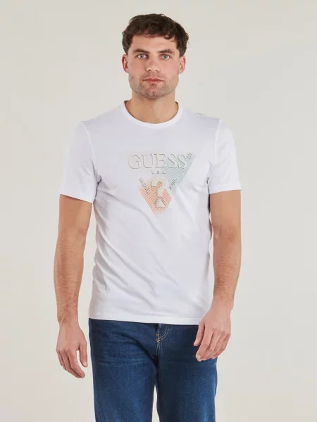 Guess T-shirt Slim Fit bijela