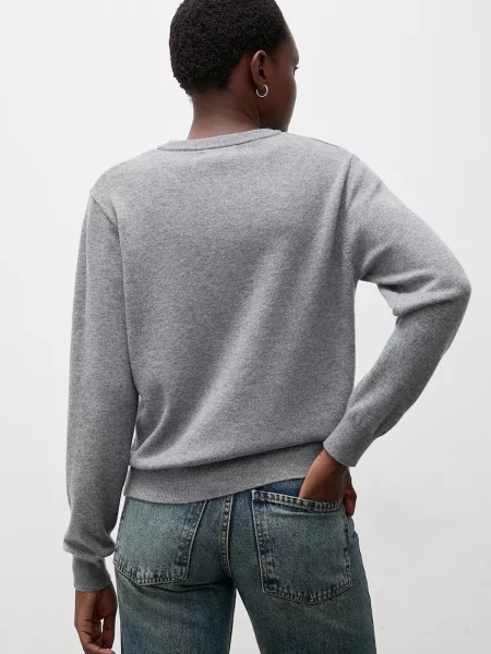 Answear.LAB sweter z wełny merino szary