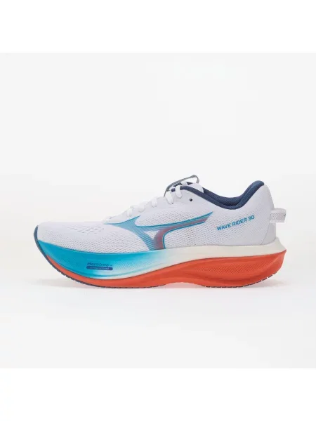 Sneakers Mizuno WAVE RIDER 30 White/ Blue Jewel/ Orange EUR alb
