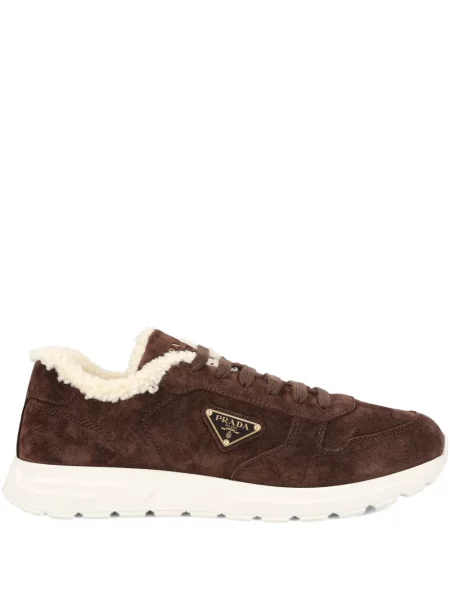 Sneakerși Prada maro