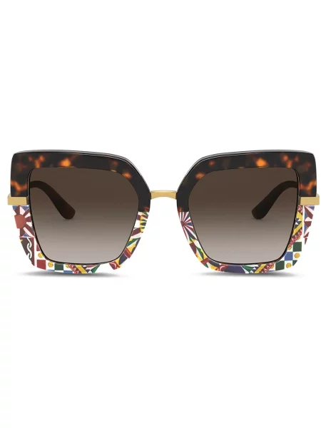 Ochelari de soare Dolce & Gabbana Eyewear cu imagine maro