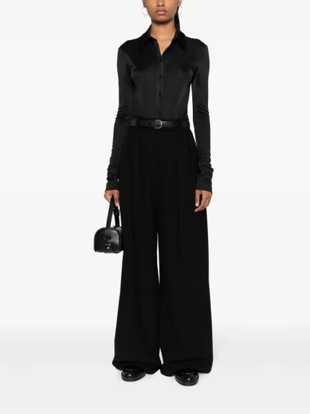 Lung cămașă Sportmax negru