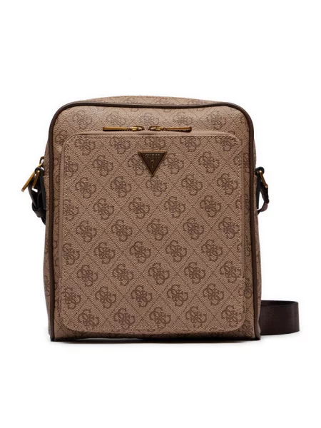 Guess saszetka MILANO beżowy HMMILO brązowa