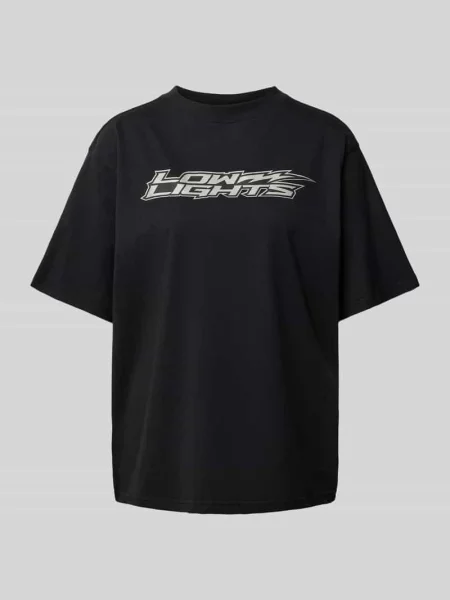 T-shirt o kroju oversized z nadrukiem z logo model ‘LIGHTNING’ Low Lights Studios