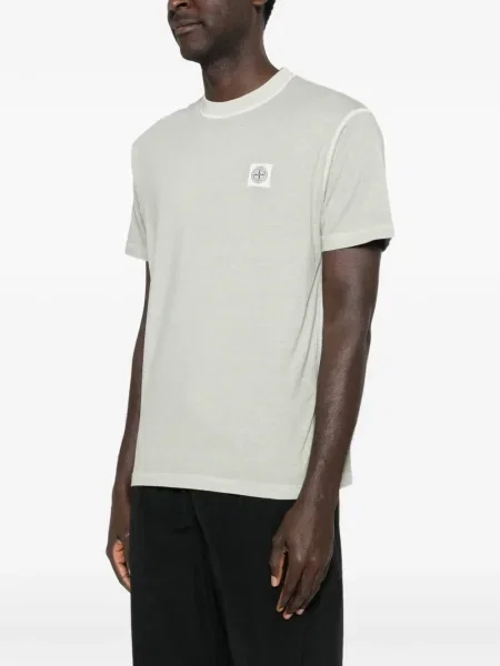 Tricou Stone Island cu strasuri verde