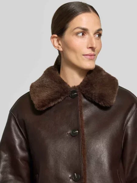 Kurtka z polaru o krótkim kroju z z funkcją dwustronną model „Hafellda“ Opus