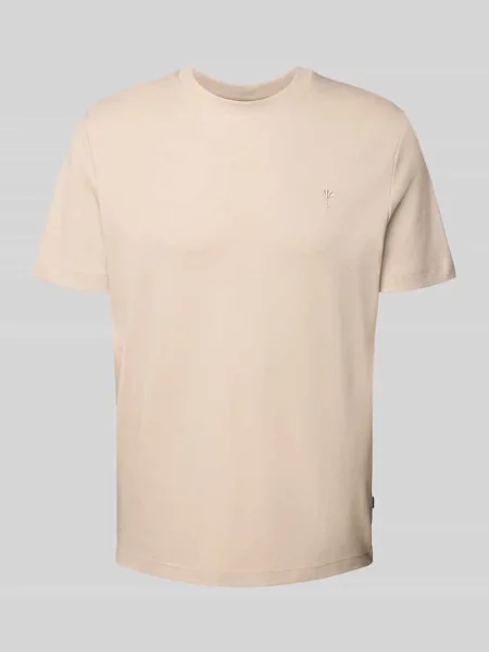 T-shirt z Wyhaftowane logo Model Priamo' Joop! Collection beżowa