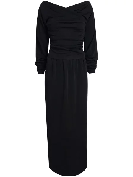 Rochie maxi Khaite de costum negru