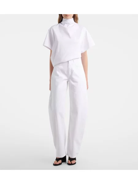 Blugi Alaïa alb