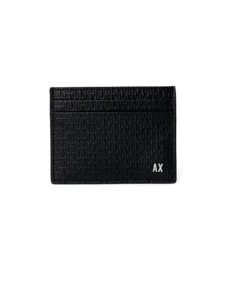 Portofel Eax din piele negru