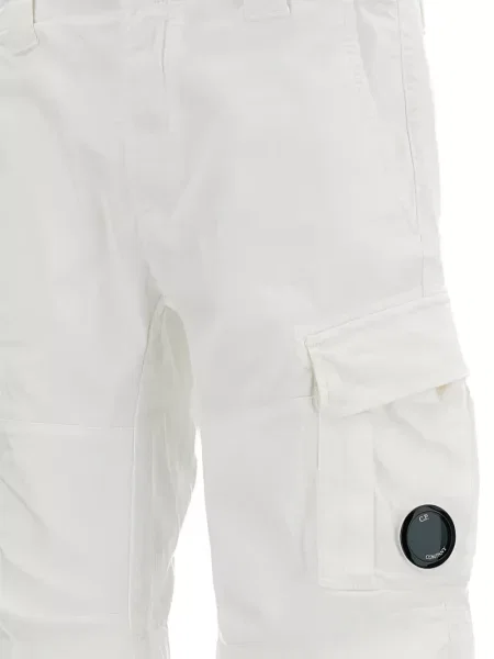 Pantaloni scurți cargo C.p. Company alb