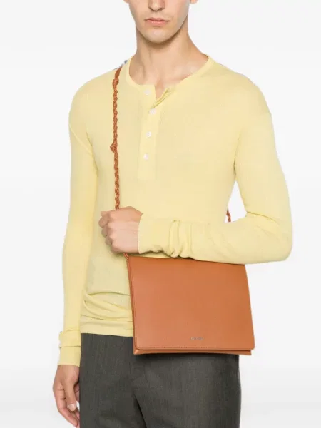Geantă crossbody Jil Sander maro