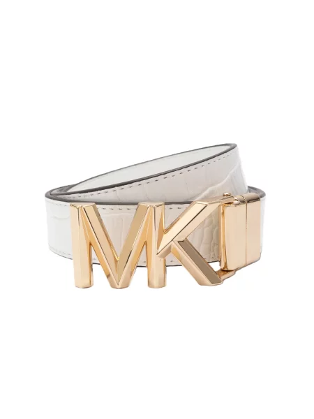 Curea Michael Kors din piele alb