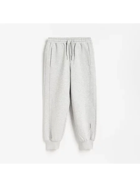 Reserved Meleg bélésű baggy jogger világos szürke