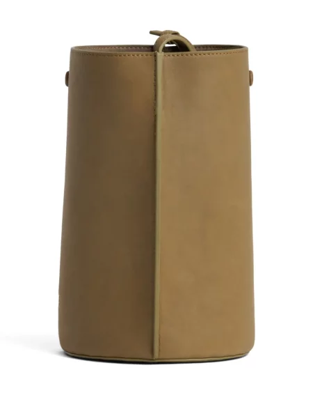 Geantă bucket Yu Mei din piele maro
