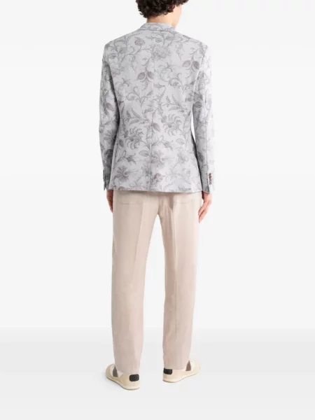 Geacă Etro cu model floral gri