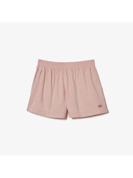 Lacoste szorty z popeliny bawełnianej