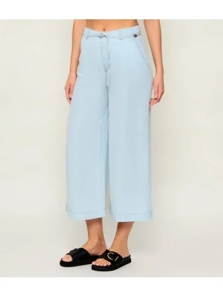 Marc Cain Pantaloni WAUKEE | Relaxed fit albastru