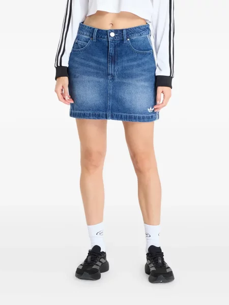 Top sport Adidas cu dungi de catifea cord tenis albastru