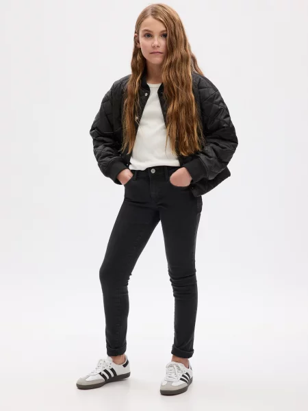 Pantaloni copii Gap negru
