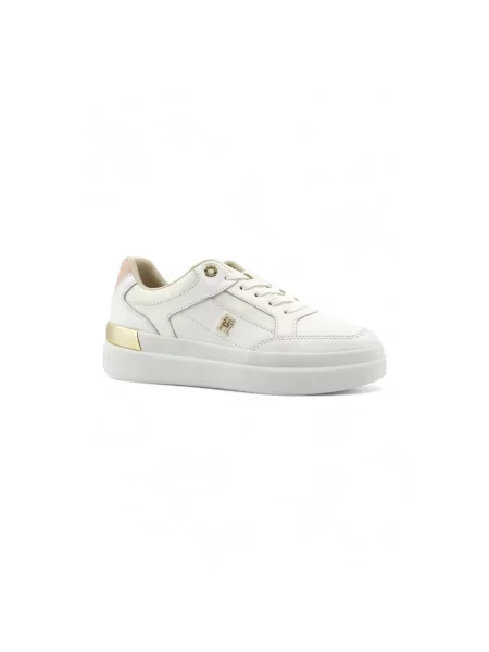 Sneakersy Tommy Hilfiger skórzane białe