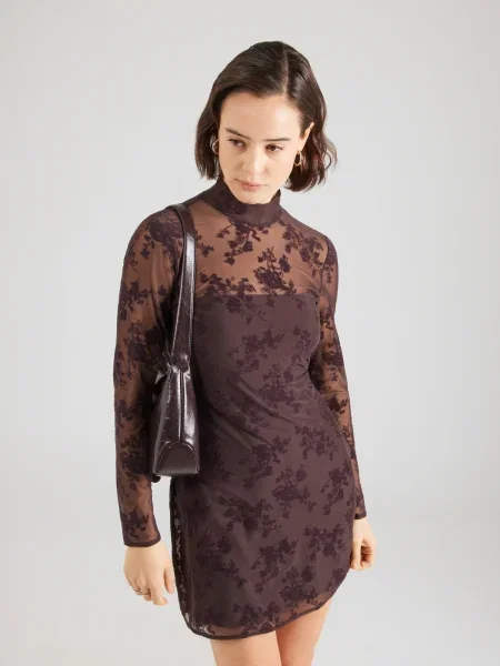 Abercrombie & Fitch rochie mini evazați maro