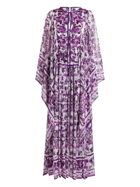 Rochie Dolce & Gabbana cu imagine de costum violet