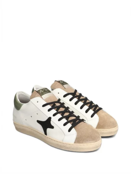 Szarvasbőr sneaker Ama Brand fehér
