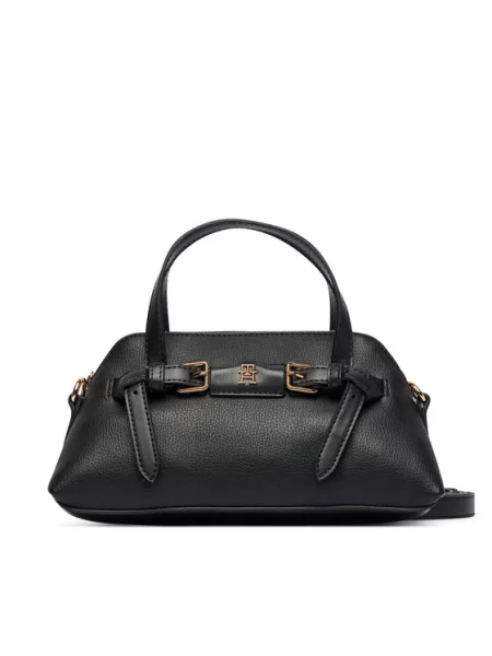 Tommy Hilfiger Rankinė Th Buckle Mini Tote juoda