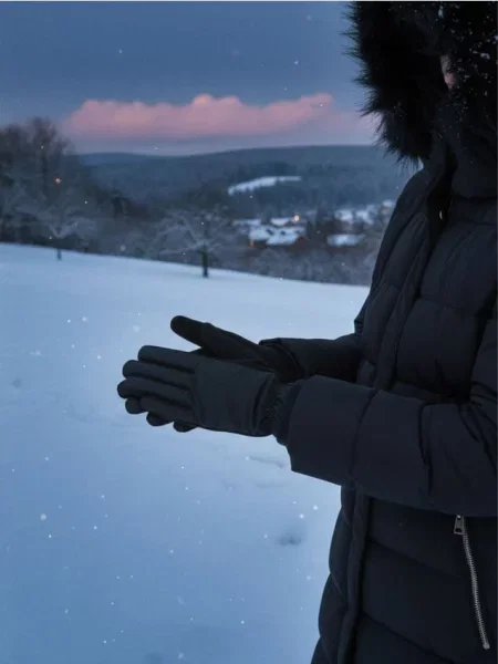 Рукавички чорний