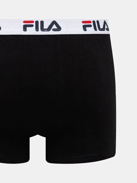Fila priliehavé boxerky s bavlnou čierna