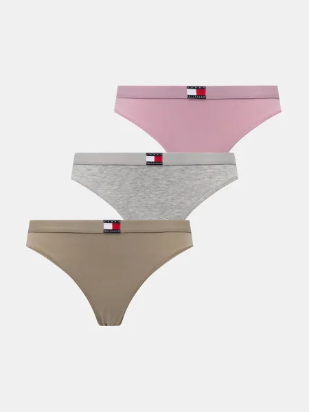 Бикини Tommy Hilfiger 3 чифта лилаво виолетово