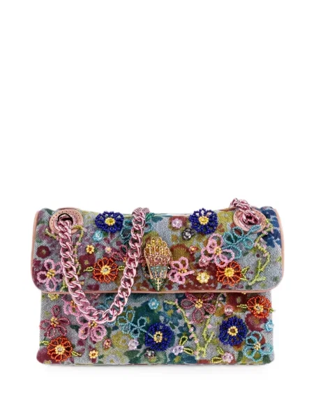 Geantă Kurt Geiger London cu model floral cu imagine albastru
