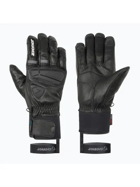 Лижні рукавички ZIENER Galf-Z AS PR Touch black чорні